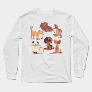 Stupid cats Long Sleeve T-Shirt